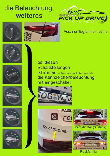 Fabia, Beleuchtung, weiteres